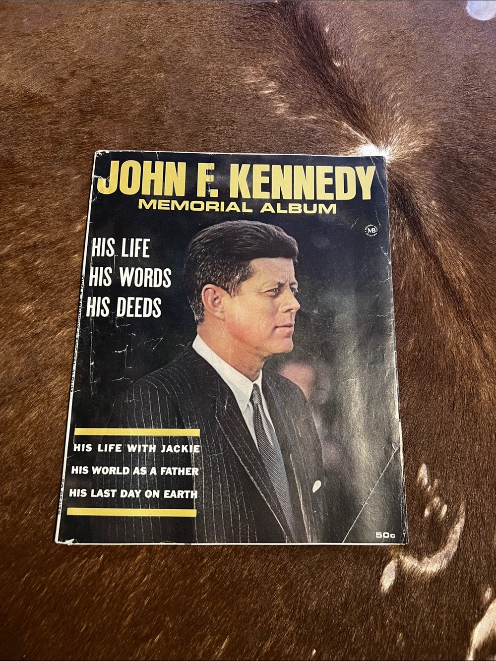 Vintage John F Kennedy Memorial Album JFK Magazine 1964